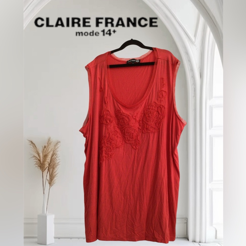 Women's🐬Red Sleeveless Top